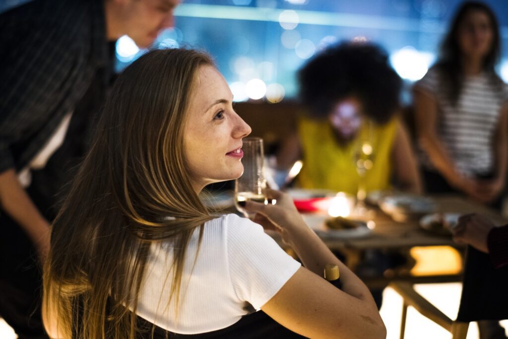 Guests dining at The Soup Spoon Café