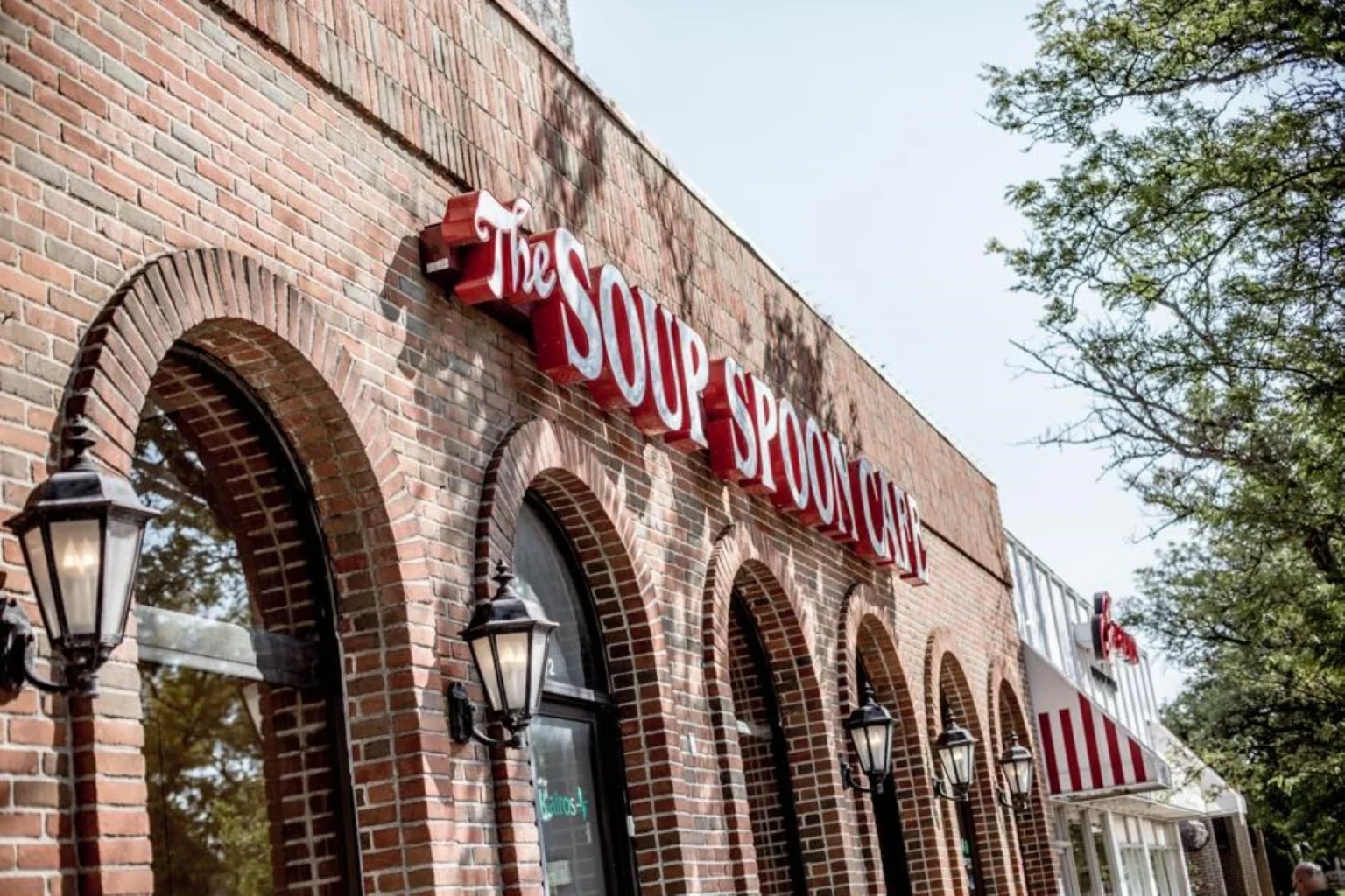 The Soup Spoon Cafe storefront on East Michigan Avenue
